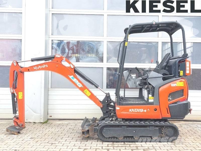 Kubota KX 019-4 LPG Mini kotrók < 7t