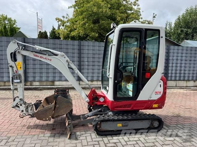 Takeuchi TB 216 Mini kotrók < 7t