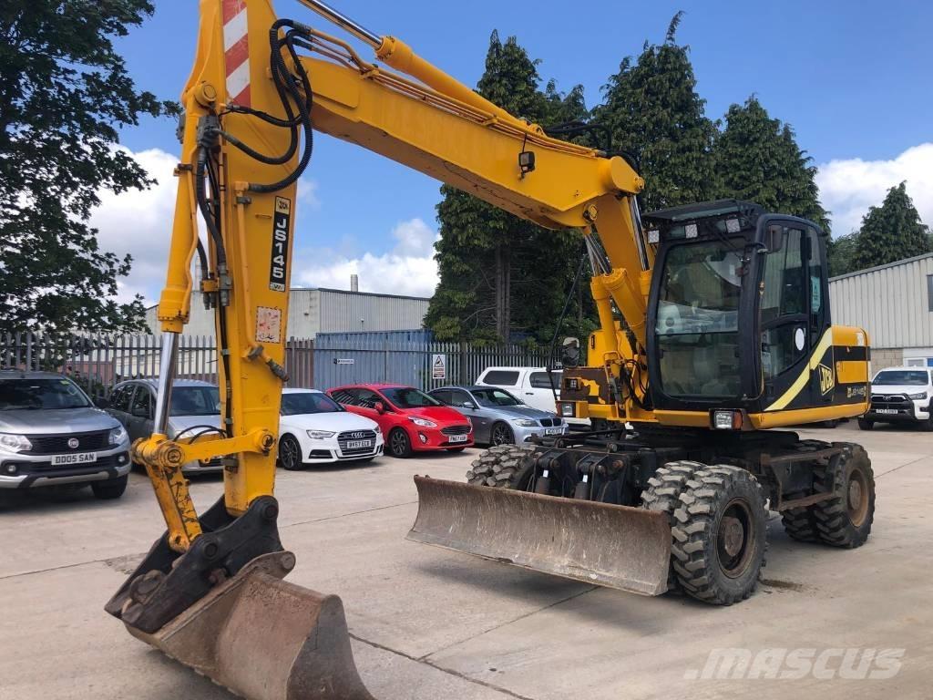 JCB JS145W Gumikerekes kotrók