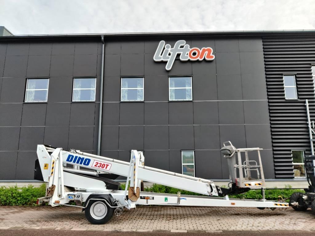 Dino 230 T Skylift Pótkocsira szerelt emelők és állványok