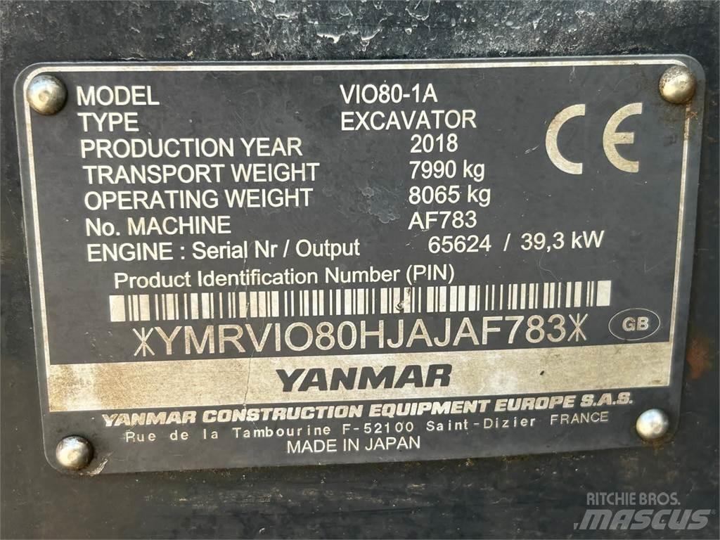 Yanmar Vio 80-1A Közepes (midi) kotrók 7 t - 12 t