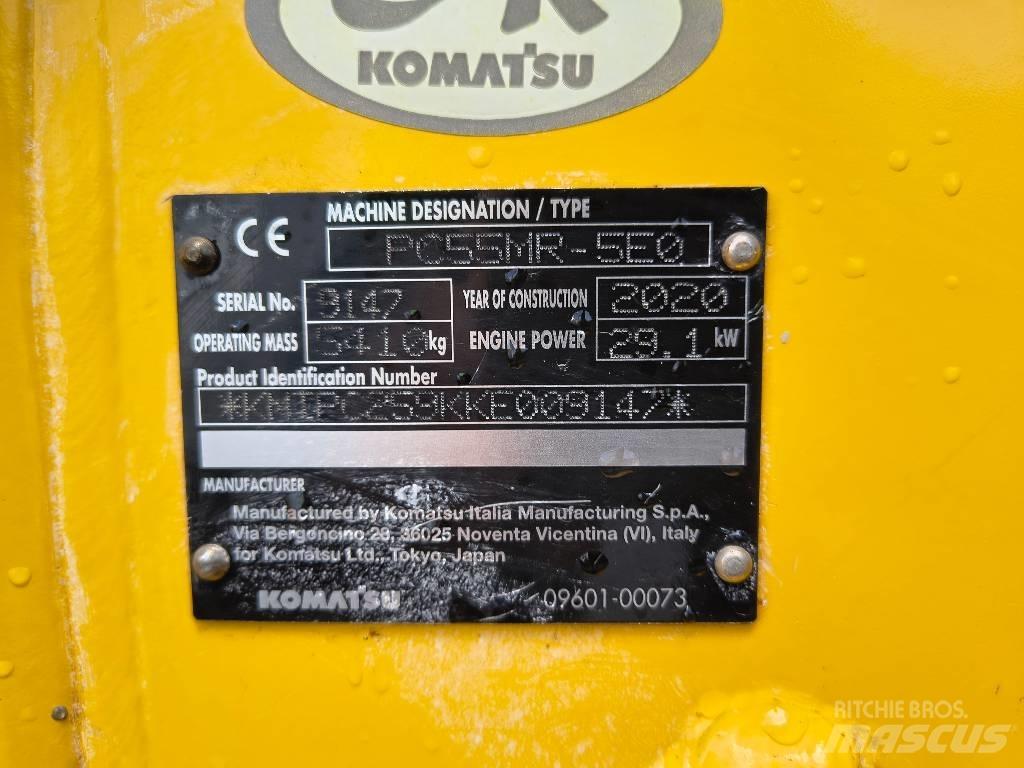 Komatsu PC55 MR-5 Mini kotrók < 7t