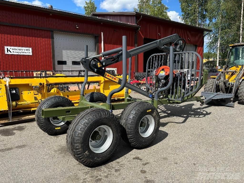 Farma T7 ja C 5.1D Erdészeti pótkocsik