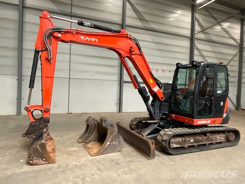Kubota KX 080-4 A Közepes (midi) kotrók 7 t - 12 t