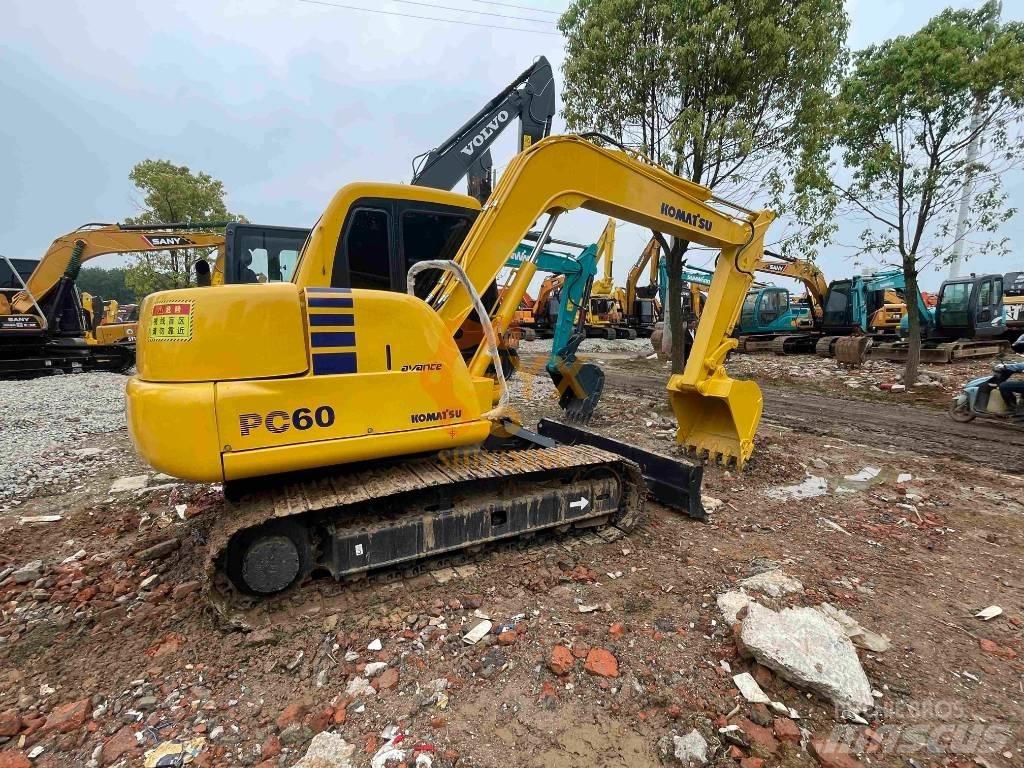 Komatsu PC 60 Mini kotrók < 7t