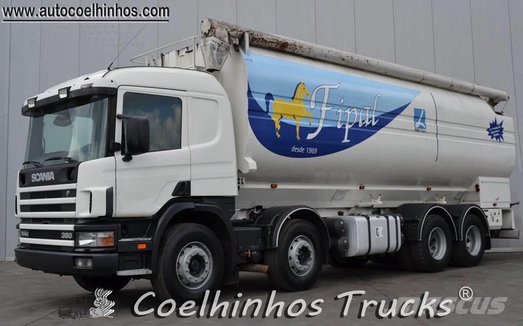 Scania 114 G 380 Gabonaszállító teherautók