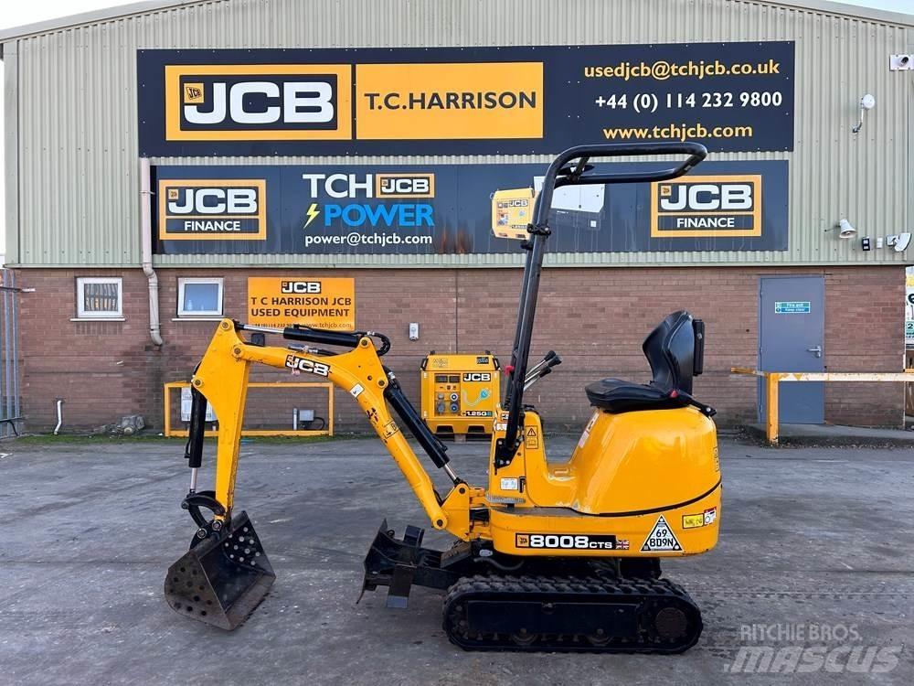 JCB 8008 Mini kotrók < 7t