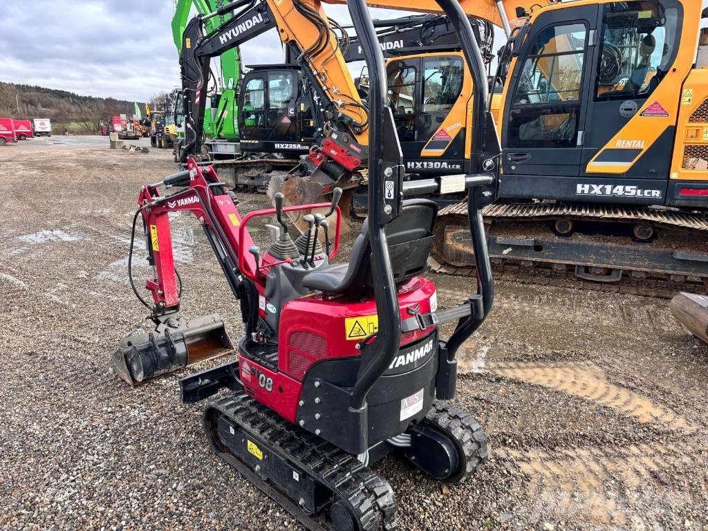 Yanmar SV 08 Mini kotrók < 7t