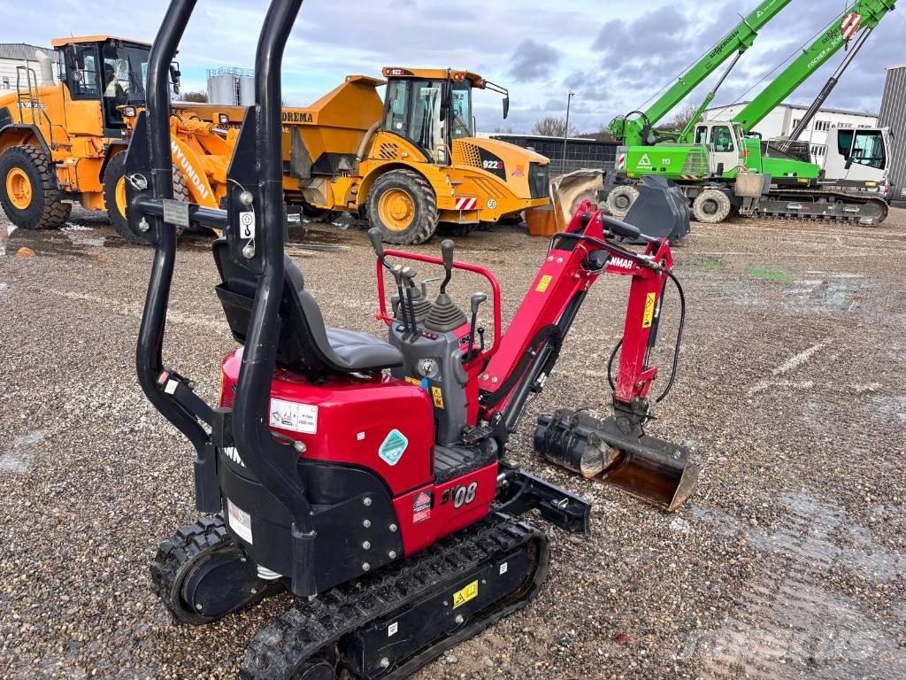 Yanmar SV 08 Mini kotrók < 7t