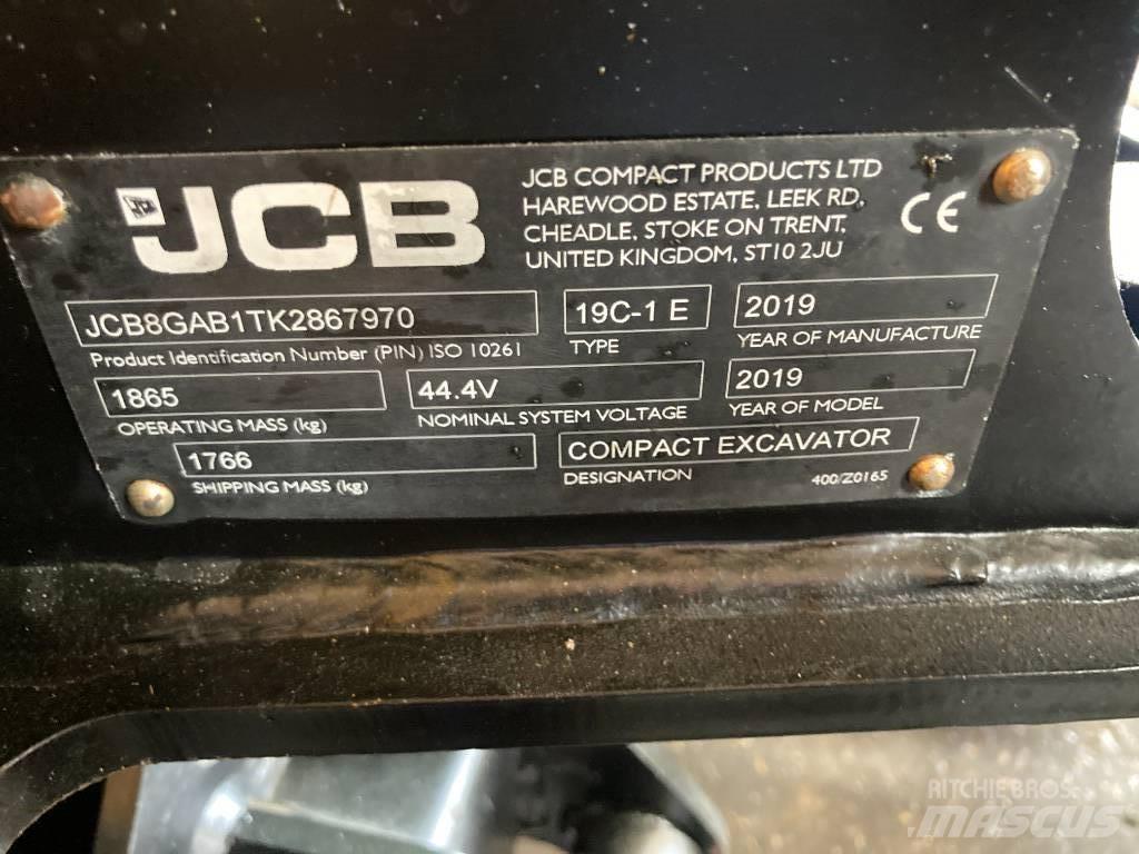 JCB 19 C-IE Mini kotrók < 7t