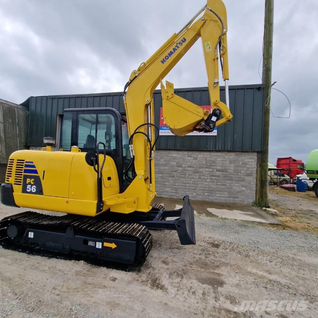 Komatsu PC56-7 Mini kotrók < 7t