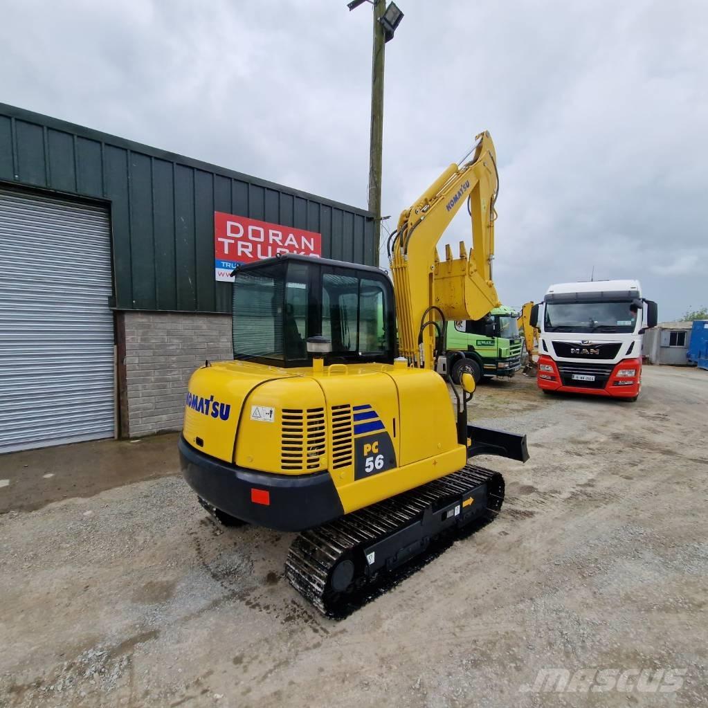 Komatsu PC56-7 Mini kotrók < 7t