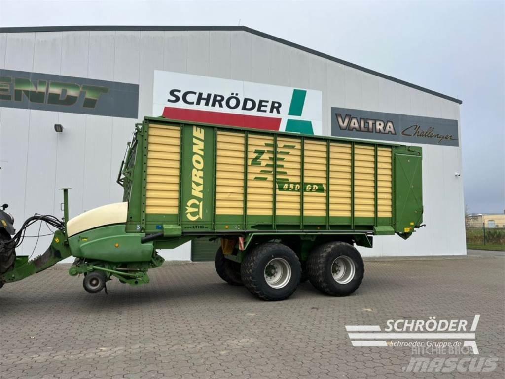 Krone ZX 450 HD Önrakodó pótkocsik