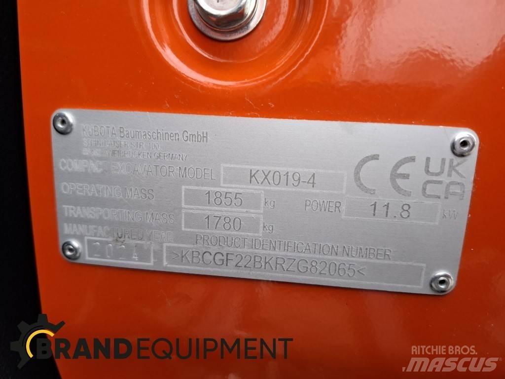 Kubota KX019-4 Mini kotrók < 7t