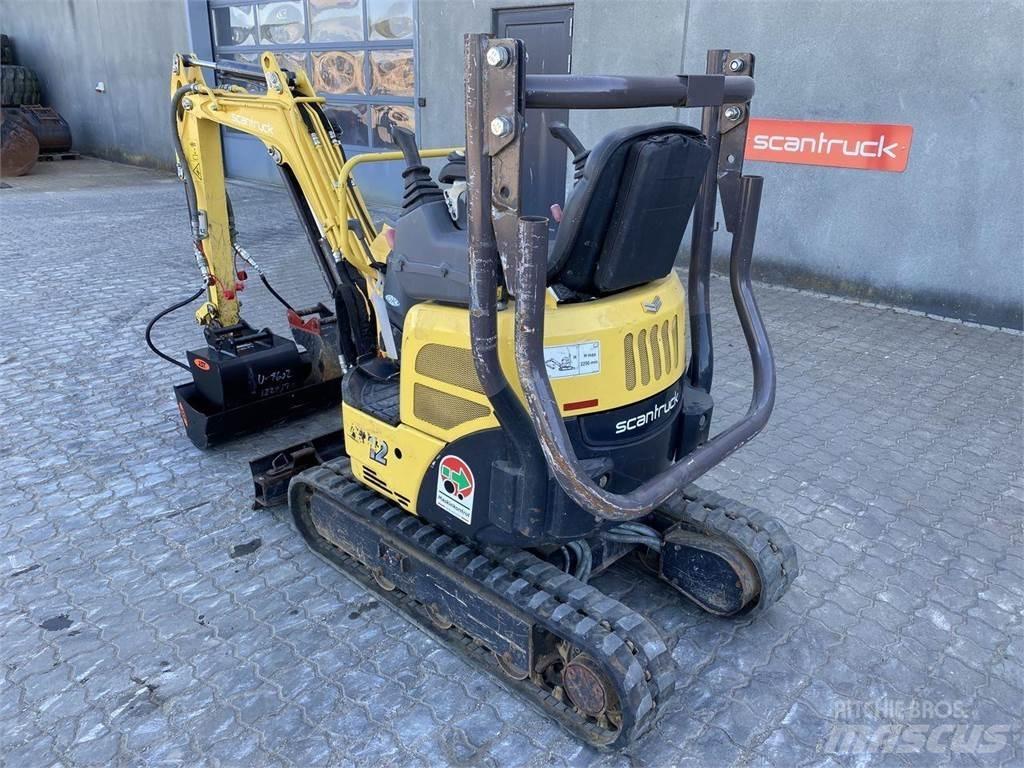 Yanmar VIO12 Gumikerekes kotrók