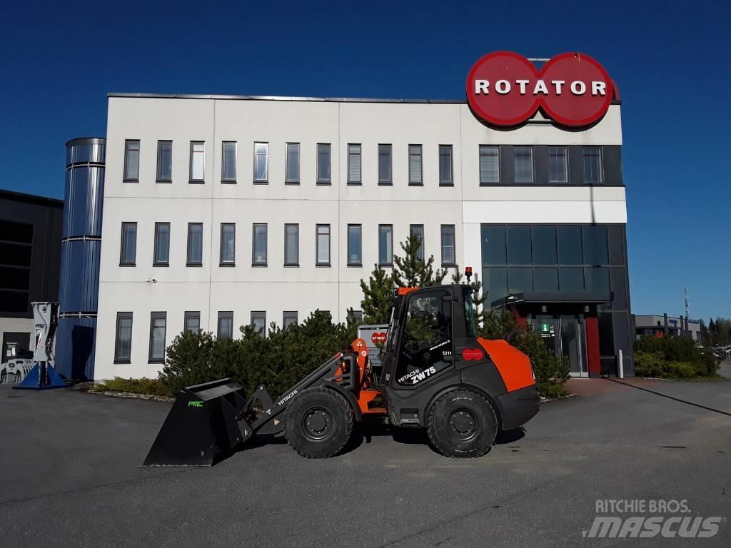 Hitachi ZW75-6 Gumikerekes homlokrakodók