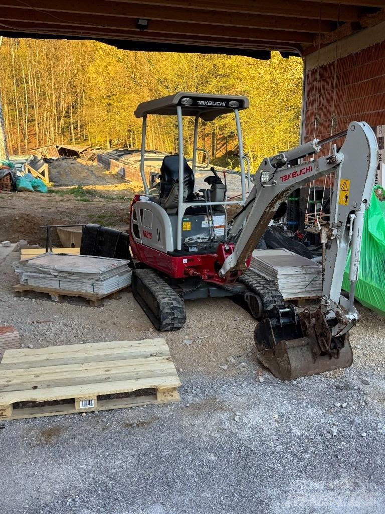 Takeuchi TB 216 Mini kotrók < 7t