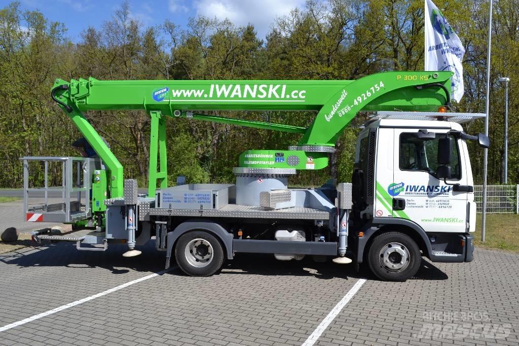 Palfinger P 300 KS Teherautóra szerelt emelők és állványok