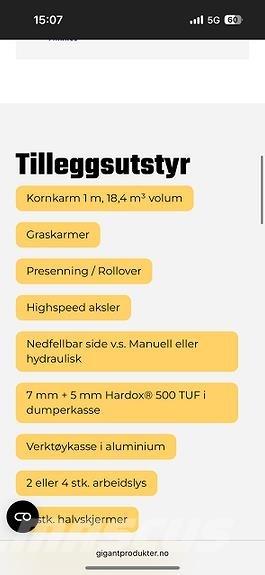 Gigant Gd150 Mezőgazdasági Általános célú pótkocsik