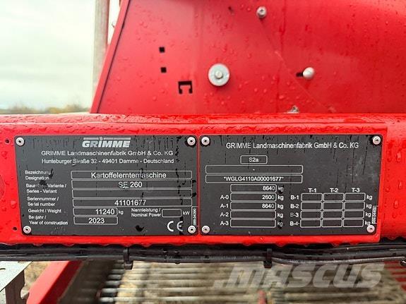 Grimme SE 260 - UB Burgonya kombájnok és kiszedők