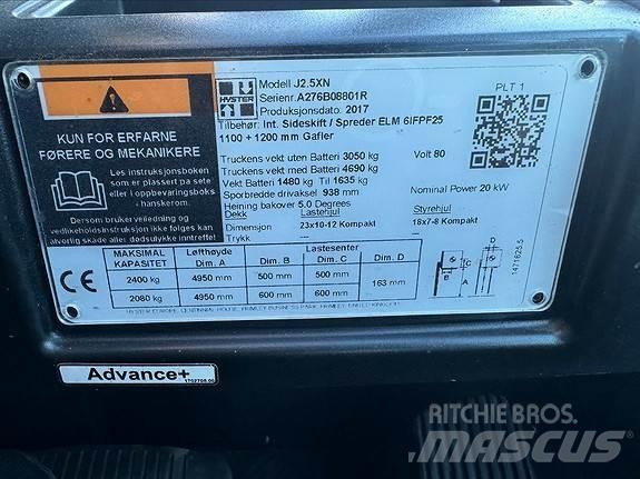 Hyster J2,5XN Dízel targoncák