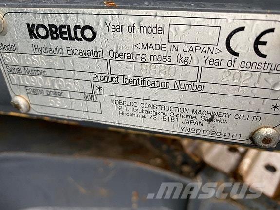 Kobelco SK75SR-7 Lánctalpas kotrók