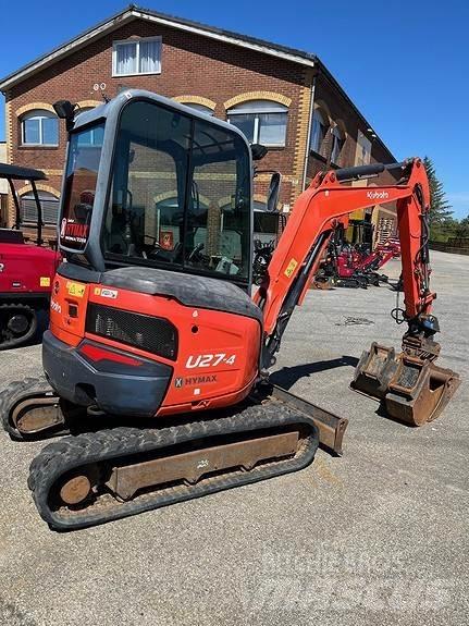 Kubota U27 Mini kotrók < 7t