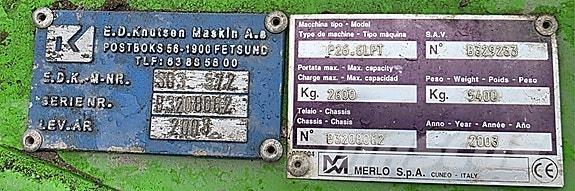 Merlo P26.6LPT Teleszkópos rakodók