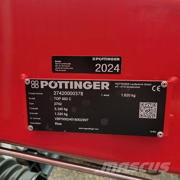 Pöttinger TOP 882C Rendforgatók