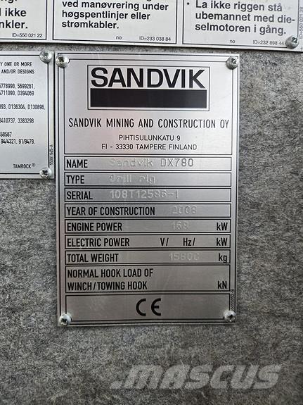 Sandvik DX780 Talaj fúró
