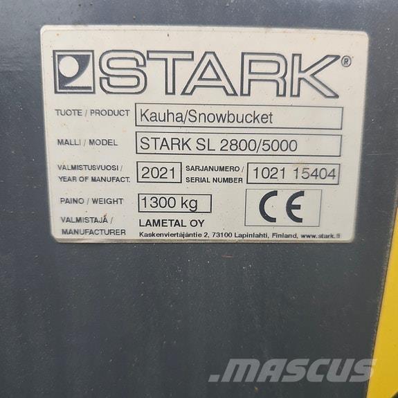 Stark SL 2800/5000 Gumikerekes homlokrakodók