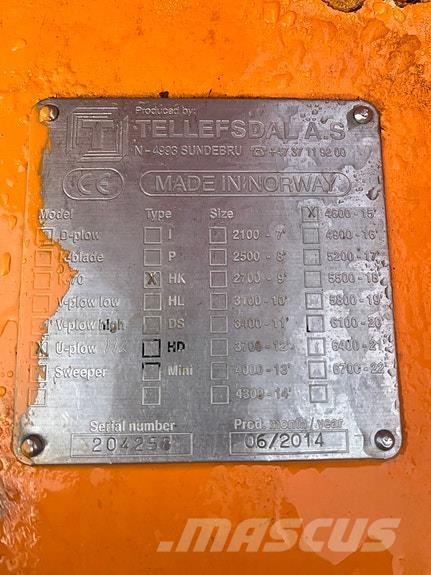 Tellefsdal 4600 H2 Hóeltakarítók