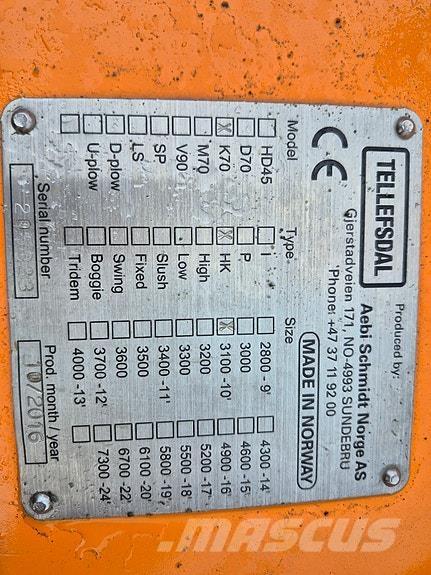 Tellefsdal K 70 Hóeltakarítók