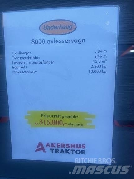 Underhaug 8000 Mezőgazdasági Általános célú pótkocsik