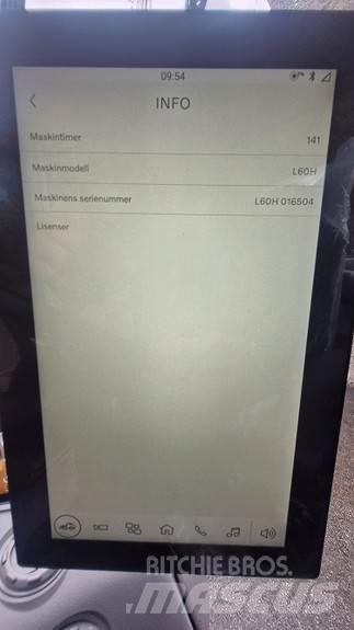 Volvo L60H Gumikerekes homlokrakodók
