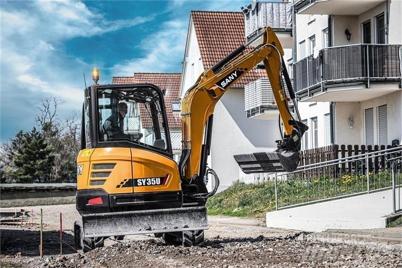 Sany SY35U Lánctalpas kotrók