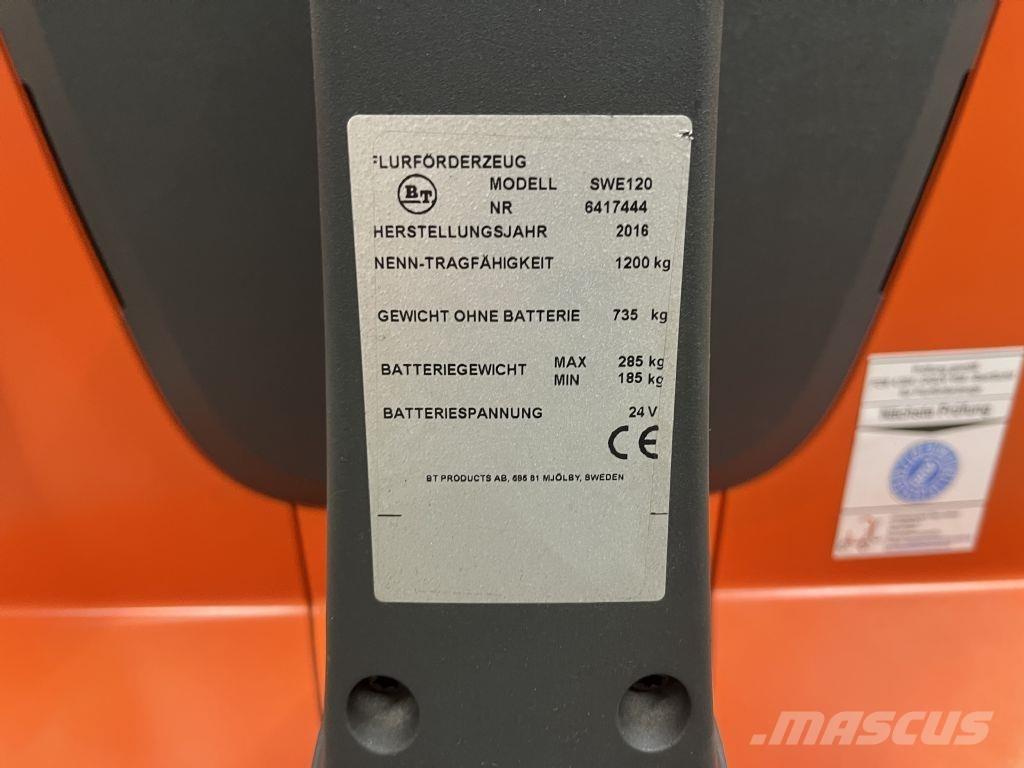 BT SWE 120 Gyalogkíséretű targonca