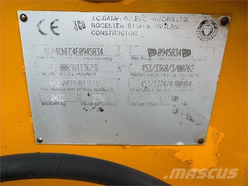 JCB 4CN Gumikerekes homlokrakodók