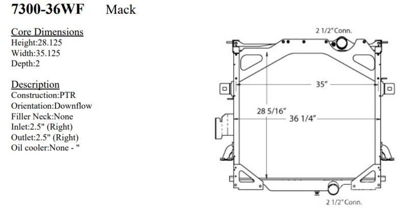 Mack CTP Hűtők