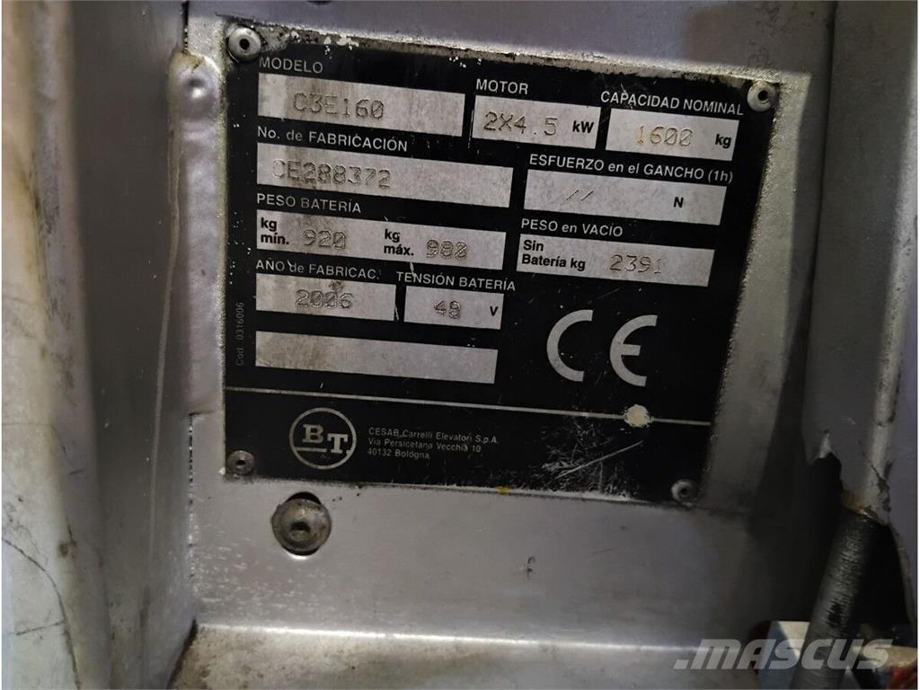 BT C3E160 Targoncák-Egyéb