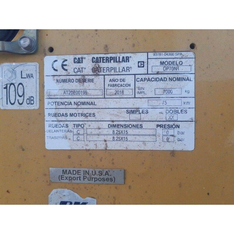 CAT DP70N1 Dízel targoncák