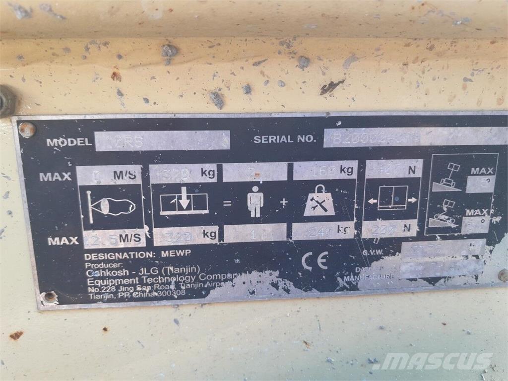 JLG 10RS Ollós emelők