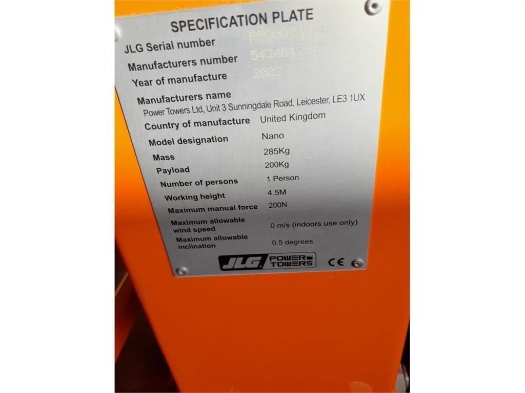 JLG NANO Személyemelők