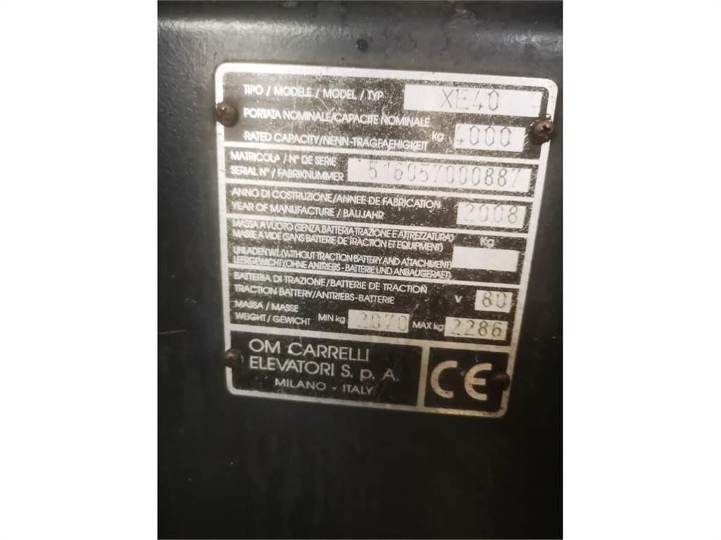 OM XE40 Elektromos targoncák