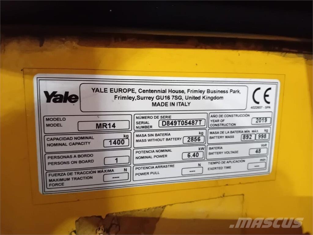 Yale MR14 Anyagmozgatás - Egyebek
