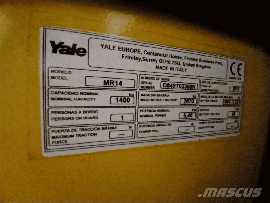 Yale MR14 Anyagmozgatás - Egyebek