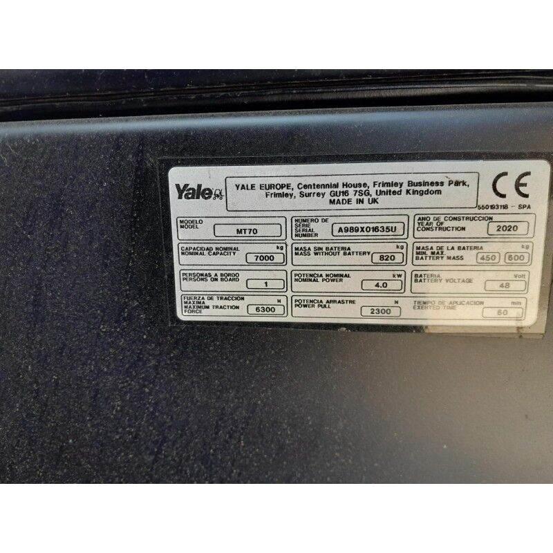 Yale MT70 Vontatótargonca