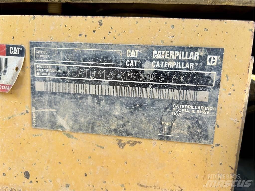 CAT 316EL Lánctalpas kotrók