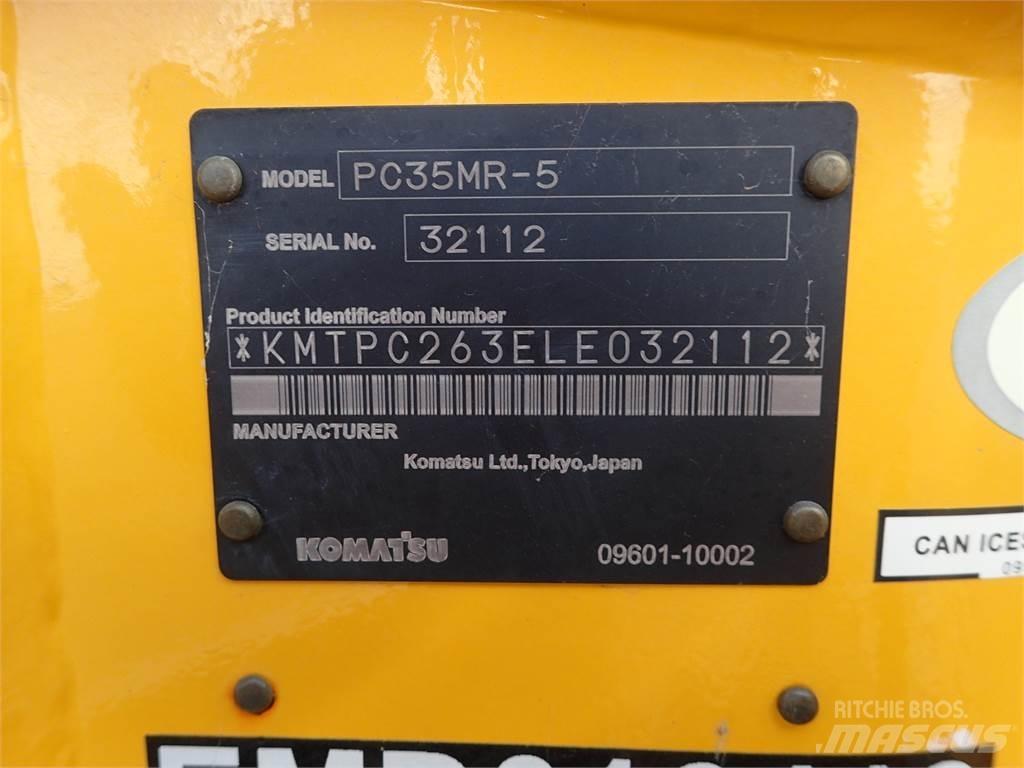 Komatsu PC35MR-5 +1 Lánctalpas kotrók