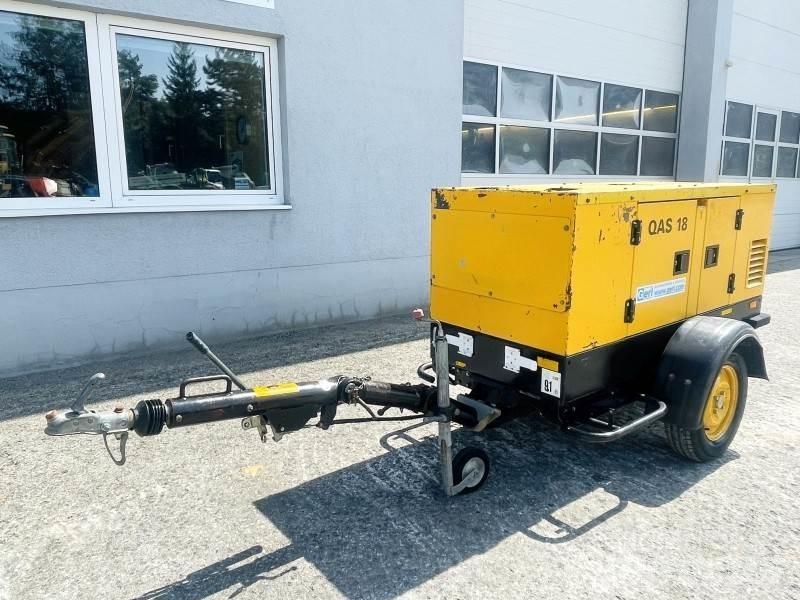 Atlas Copco QAS18YDS Dízel áramfejlesztők